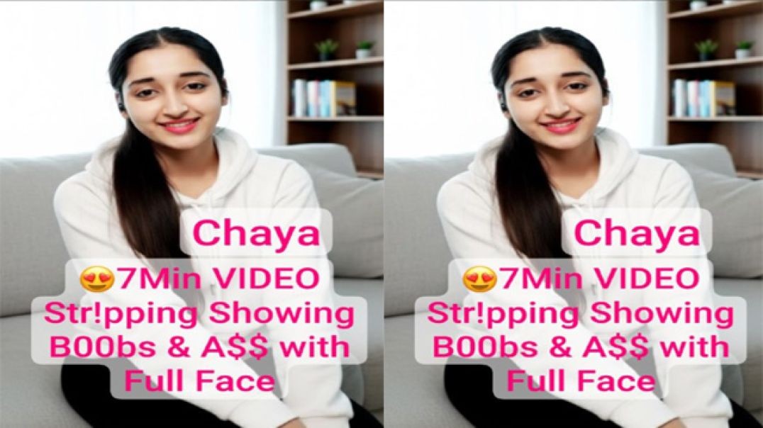 Chaya Instagram Model Private Premium Stripping Showing her Boobs