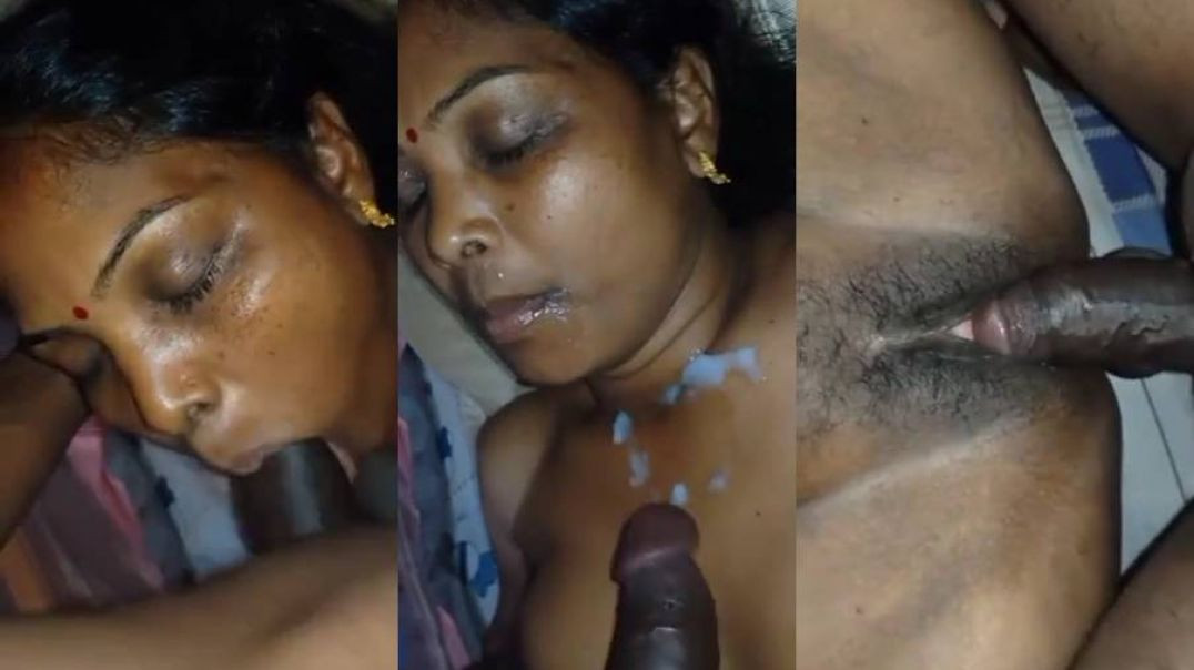 Village Aunty Blowjob and Pussy Fuck Video