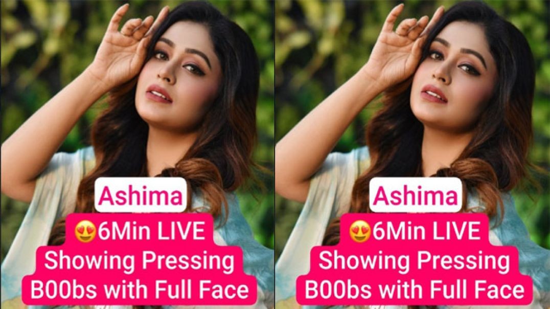 Beautiful Model ASHIMA Latest Exclusive Premium Live – Showing & Pressing Boobs with Full Face