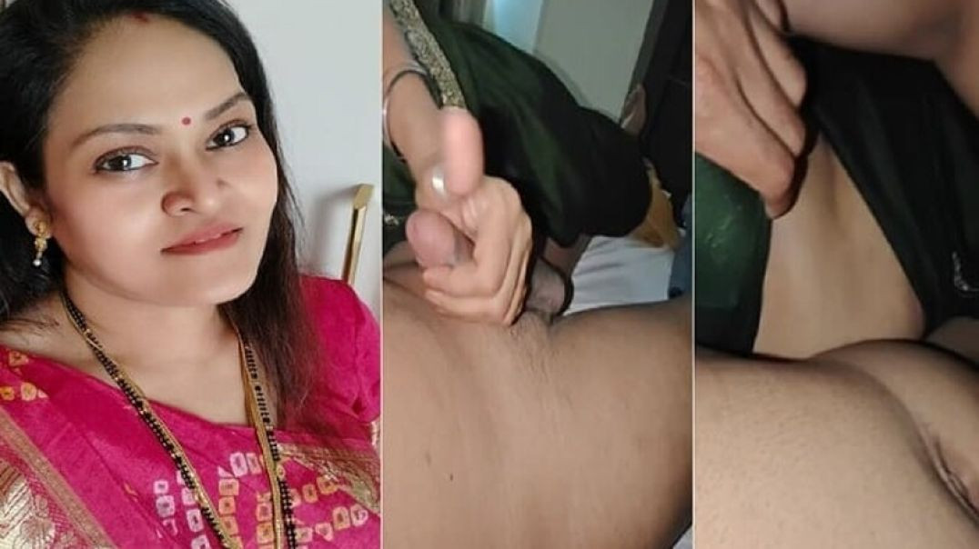Horny Milf Jerking Her Husband's Big Dick